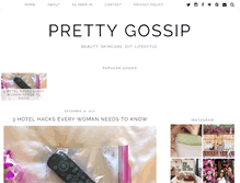 Tablet Screenshot of prettygossip.com